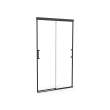 Incognito 74 39-42 x 74 in. 8mm Bypass Shower Door for Alcove Installation with Clear glass in Matte Black