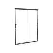 Incognito 74 51-54 x 74 in. 8mm Bypass Shower Door for Alcove Installation with Clear glass in Matte Black