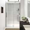 Halo Pro GS 44 1/2-47 x 78 3/4 in. 8mm Sliding Shower Door for Alcove Installation with GlassShield(R) glass in Chrome