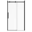 Halo Pro GS 44 1/2-47 x 78 3/4 in. 8mm Sliding Shower Door for Alcove Installation with GlassShield(R) glass in Matte Black