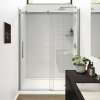 Halo Pro GS 56 1/2-59 x 78 3/4 in. 8mm Sliding Shower Door for Alcove Installation with GlassShield(R) glass in Chrome