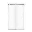 Inverto 43-47 x 70 1/2-74 in. 8mm Bypass Shower Door for Alcove Installation with Clear glass in Chrome