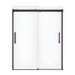 Inverto 56-59 x 70 1/2-74 in. 8mm Bypass Shower Door for Alcove Installation with Clear glass in Dark Bronze