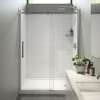 Halo Pro 56 1/2-59 x 78 3/4 in. 8mm Sliding Shower Door for Alcove Installation with Clear glass in Chrome