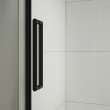 Halo Pro 56 1/2-59 x 78 3/4 in. 8mm Sliding Shower Door for Alcove Installation with Clear glass in Matte Black