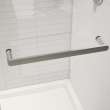 Halo Pro 56 1/2-59 x 78 3/4 in. 8 mm Sliding Shower Door with Towel Bar for Alcove Installation with Clear glass in Chrome