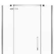 Davana Neo-angle 40 x 40 x 75 in. 8mm Pivot Shower Door for Corner Installation with Clear glass in Chrome