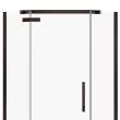 Davana Neo-angle 40 x 40 x 75 in. 8mm Pivot Shower Door for Corner Installation with Clear glass in Dark Bronze