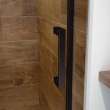 Incognito 70 44-47 x 70 1/2 in. 6mm Bypass Shower Door for Alcove Installation with Clear glass in Dark Bronze