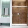 Incognito 70 56-59 x 70 1/2 in. 6mm Bypass Shower Door for Alcove Installation with Clear glass in Chrome