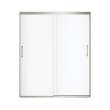 Incognito 70 56-59 x 70 1/2 in. 6mm Bypass Shower Door for Alcove Installation with Clear glass in Brushed Nickel