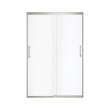 Incognito 70 44-47 x 70 1/2 in. 8mm Bypass Shower Door for Alcove Installation with Clear glass in Brushed Nickel