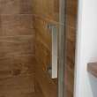 Incognito 57 56-59 x 56 3/4 in. 8mm Bypass Tub Door for Alcove Installation with Clear glass in Brushed Nickel