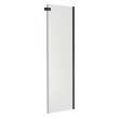 Halo Return Panel for 30 in. Base with Clear glass in Dark Bronze