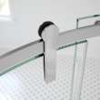 Outback Round 36 x 36 x 75 5/8 in. 8mm Sliding Shower Door for Corner Installation with Clear glass in Chrome