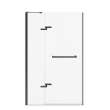 Reveal Sleek 71 41 1/2-44 1/2 x 71 1/2 in. 8 mm Pivot Shower Door for Alcove Installation with Clear glass in Dark Bronze