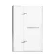 Reveal Sleek 71 44-47 x 71 1/2 in. 8mm Pivot Shower Door for Alcove Installation with Clear glass in Chrome