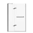 Reveal Sleek 71 44-47 x 71 1/2 in. 8 mm Pivot Shower Door for Alcove Installation with Clear glass in Dark Bronze