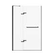 Reveal Sleek 71 44-47 x 71 1/2 in. 8mm Pivot Shower Door for Alcove Installation with Clear glass in Matte Black