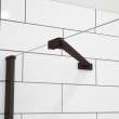 Reveal Sleek 71 51 1/2-54 1/2 x 71 1/2 in. 8 mm Pivot Shower Door for Alcove Installation with Clear glass in Dark Bronze