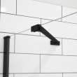 Reveal Sleek 71 51 1/2-54 1/2 x 71 1/2 in. 8mm Pivot Shower Door for Alcove Installation with Clear glass in Matte Black