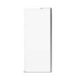 Reveal Sleek 71 Return Panel for 34 in. Base with Clear glass in Chrome