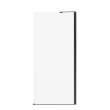 Reveal Sleek 71 Return Panel for 36 in. Base with Clear glass in Matte Black