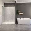 Capella 78 56-59 x 78 in. 8 mm Pivot Shower Door for Alcove Installation with GlassShield(R) glass in Chrome