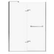Capella 78 56-59 x 78 in. 8 mm Pivot Shower Door for Alcove Installation with GlassShield(R) glass in Chrome