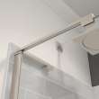 Capella 78 56-59 x 78 in. 8 mm Pivot Shower Door for Alcove Installation with GlassShield(R) glass in Brushed Nickel