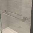 Capella 78 56-59 x 78 in. 8 mm Pivot Shower Door for Alcove Installation with GlassShield(R) glass in Brushed Nickel