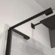 Capella 78 56-59 x 78 in. 8 mm Pivot Shower Door for Alcove Installation with GlassShield(R) glass in Matte Black