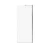 Capella 78 Screen and Return Panel for 36 in. Base with GlassShield(R) glass in Chrome