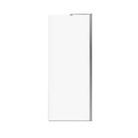 Capella 78 Screen and Return Panel for 36 in. Base with GlassShield(R) glass in Chrome