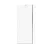 Capella 78 Screen and Return Panel for 36 in. Base with GlassShield(R) glass in Brushed Nickel