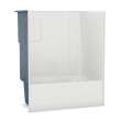 TSTEA63 60 x 34 AcrylX Alcove Right-Hand Drain One-Piece Whirlpool Tub Shower in White