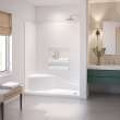 Olio Tile 60 x 30 AcrylX Direct-to-Stud Three-Piece Wall Kit in White
