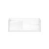 Olio 6030 Seated Base AcrylX Alcove Shower Base with Right-Hand Drain in White