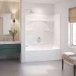 Olio 6030 AcrylX Alcove Right-Hand Drain Bathtub in White