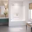 Olio 6030 AcrylX Alcove Right-Hand Drain Bathtub in White