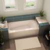 TOF-3060 AcrylX Alcove Right-Hand Drain Bathtub in White