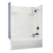 KDTS 3260 AFR AcrylX Alcove Right-Hand Drain Four-Piece Tub Shower in White