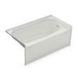 TOF-3260 AFR AcrylX Alcove Right-Hand Drain Bathtub in White