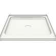SPL 3636 AcrylX Alcove Shower Base with Center Drain in White
