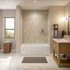 Interflo 6030 IFS Acrylic Alcove Right-hand Drain Bathtub in White