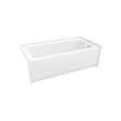 Interflo 6030 IFS Acrylic Alcove Right-hand Drain Bathtub in White