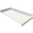 B3Round 6036 Acrylic Alcove Deep Shower Base in White with Center Drain