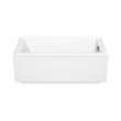 ModulR 6032 (Without Armrests) Acrylic Wall Mounted Left-Hand Drain Bathtub in White