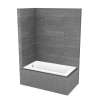 ModulR 6032 IF (Without Armrests) Acrylic Corner Left Right-Hand Drain Bathtub in White