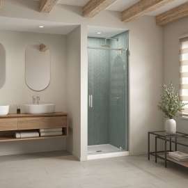 B3X 3636 Acrylic Alcove Shower Base with Center Drain in White